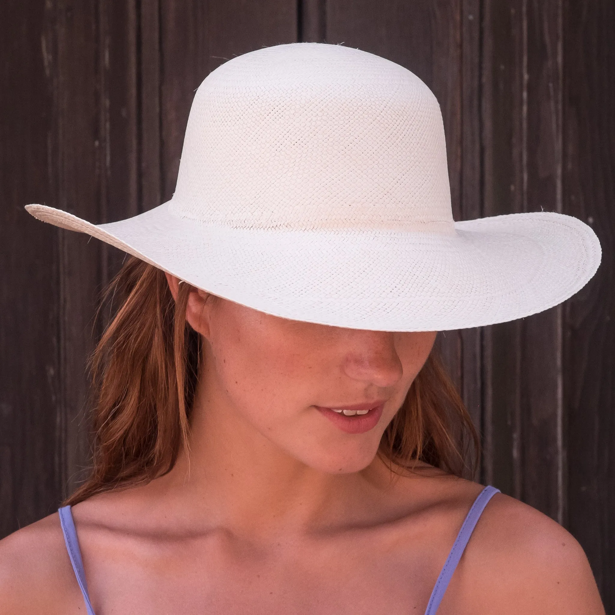 Ladies Sun Panama Hat (Natural)