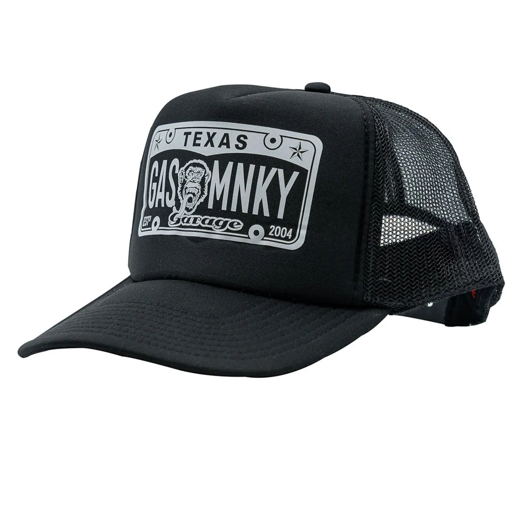 License Plate Trucker Hat - Black