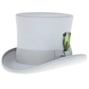 Light Grey Premium Wool Top Hat