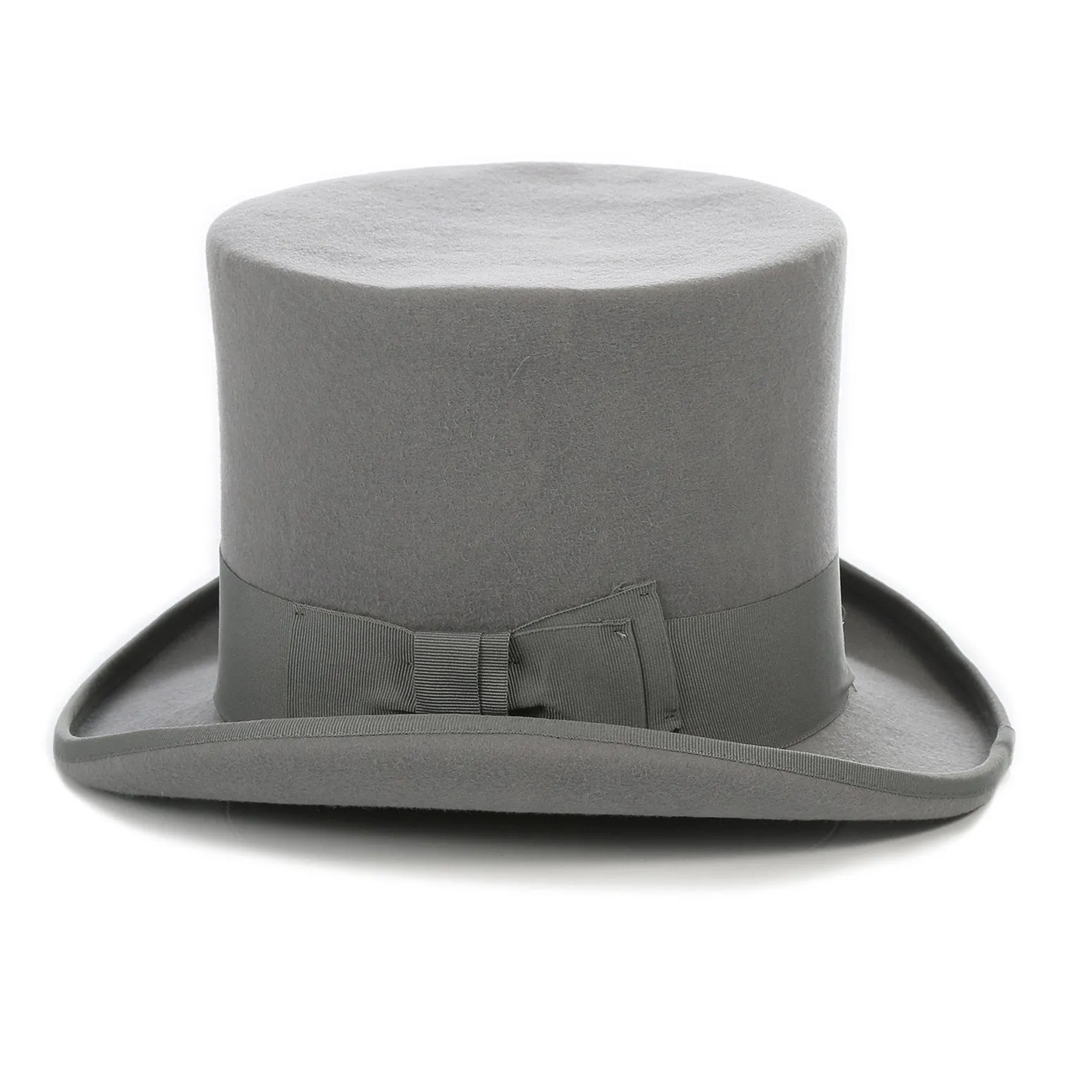 Light Grey Premium Wool Top Hat