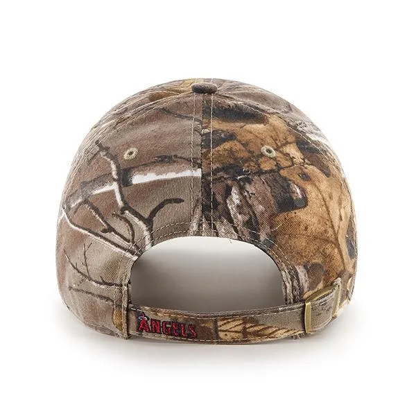 Los Angeles Angels 47 Brand Realtree Camo Clean Up Slouch Adjustable Hat Cap