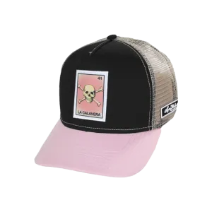 Milano Hats Women's Pink La Calavera Mesh Cap