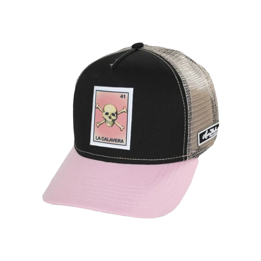 Milano Hats Women's Pink La Calavera Mesh Cap