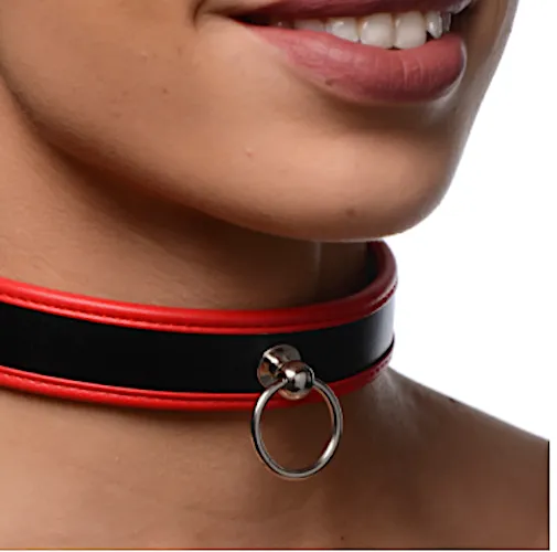 MS ''Scarlet Pet Collar'' with O-Ring