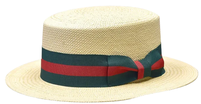 Nicholas | Classic Straw Boater Hat