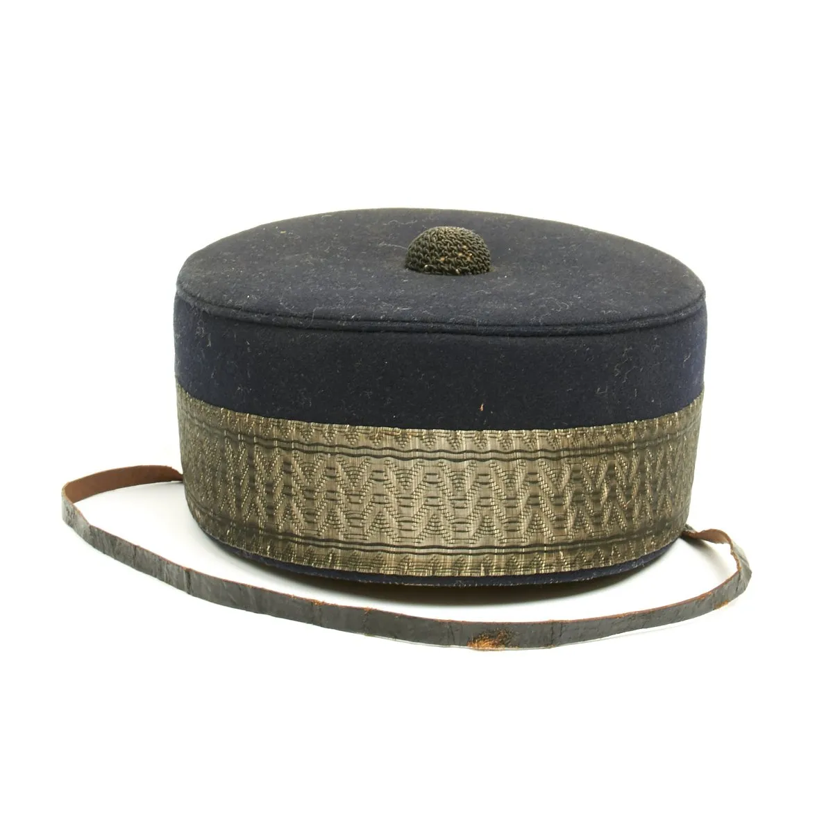 Original British Victorian Era Pillbox Hat by Hobson & Sons of London