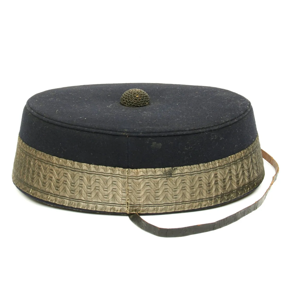 Original British Victorian Era Pillbox Hat by Hobson & Sons of London