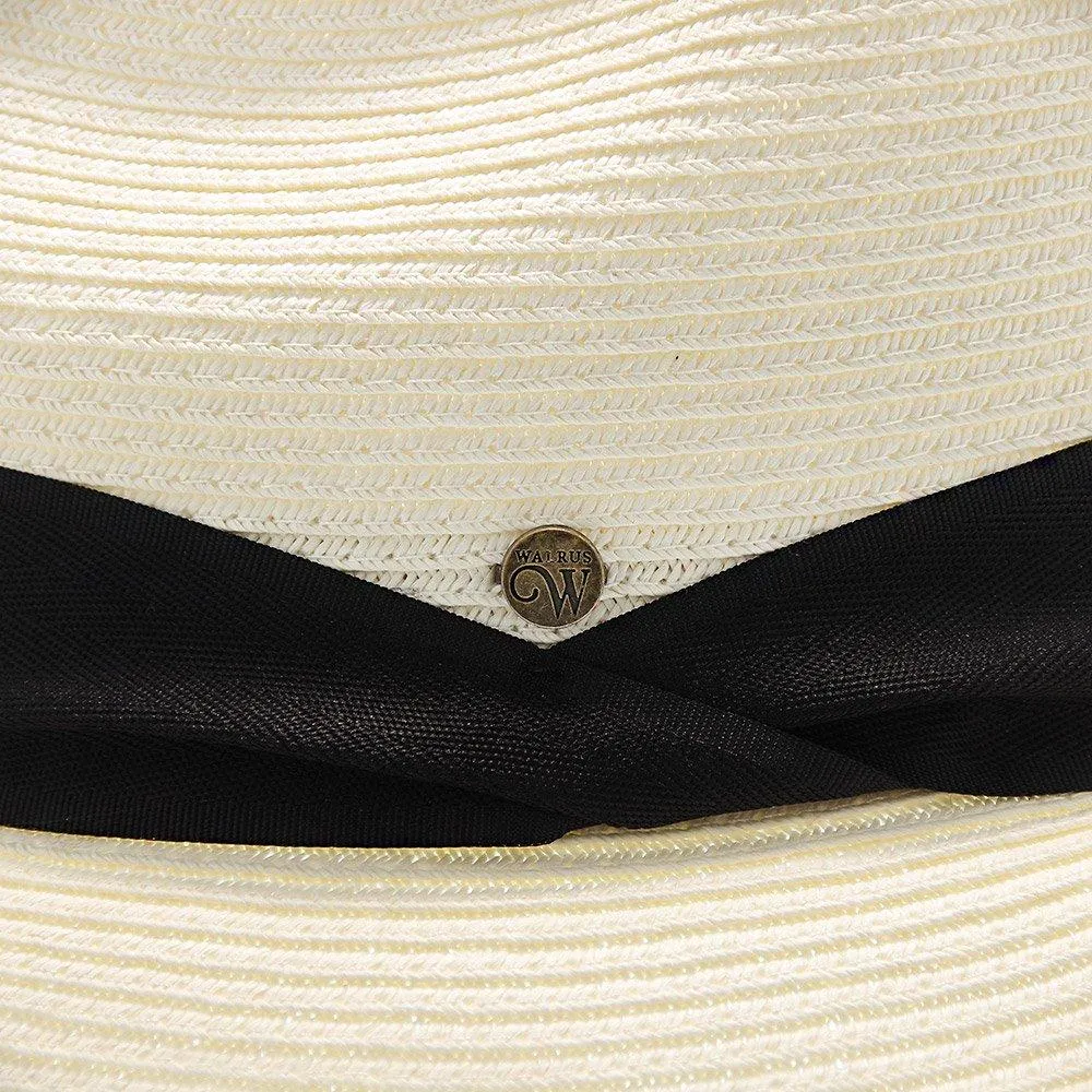 Peninsula - Walrus Hats Straw Fedora Hat w/ Band