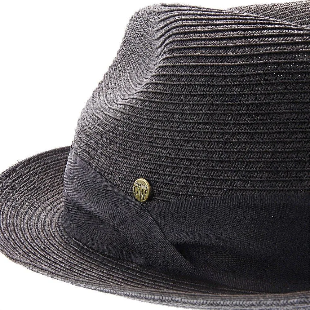 Peninsula - Walrus Hats Straw Fedora Hat w/ Band