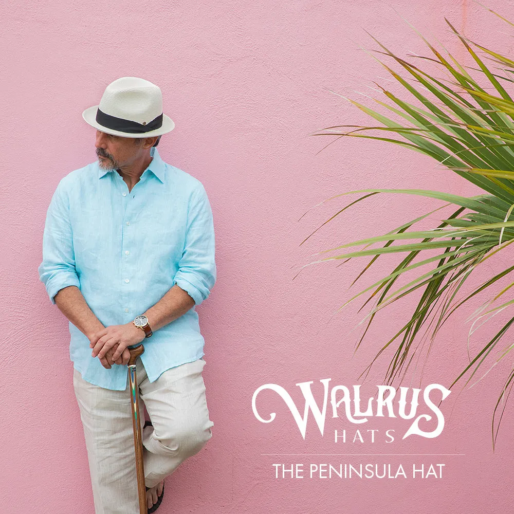 Peninsula - Walrus Hats Straw Fedora Hat w/ Band