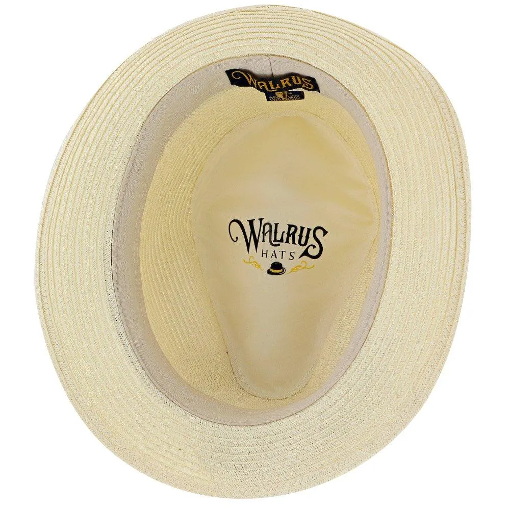 Peninsula - Walrus Hats Straw Fedora Hat w/ Band