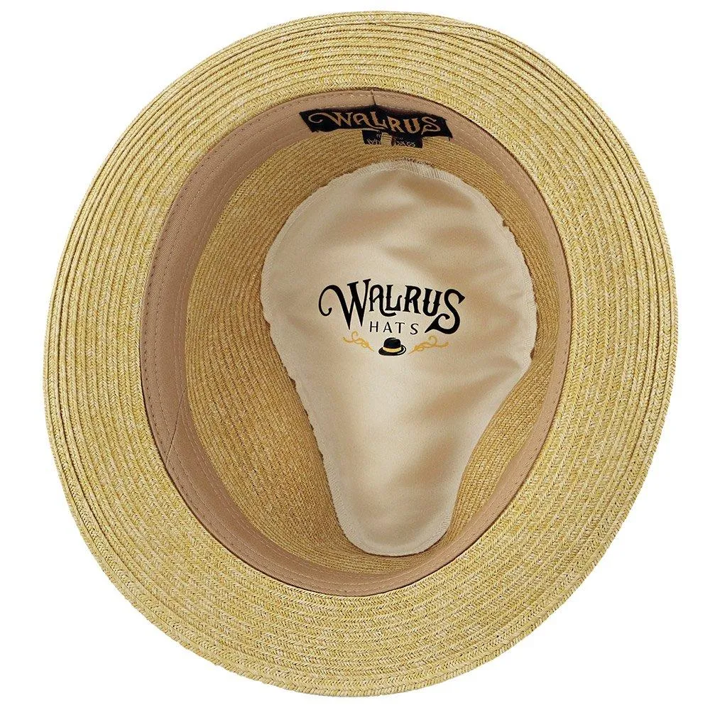 Peninsula - Walrus Hats Straw Fedora Hat w/ Band