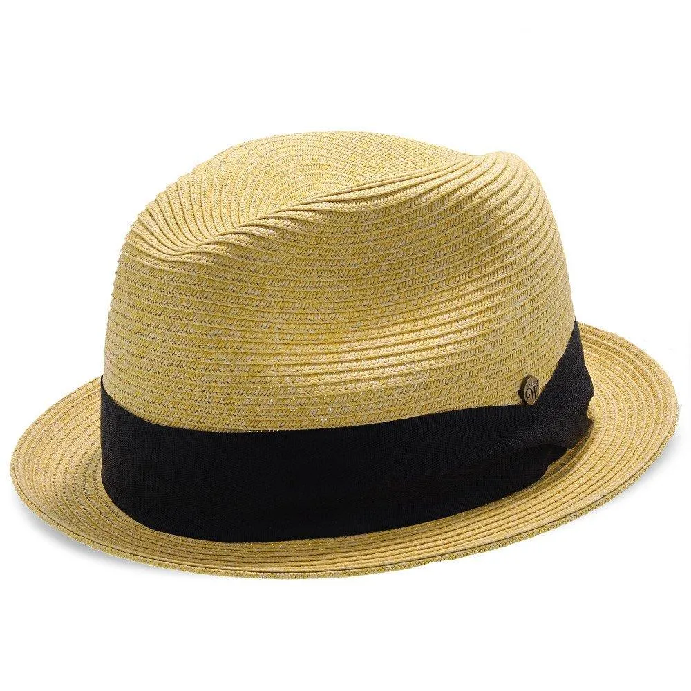 Peninsula - Walrus Hats Straw Fedora Hat w/ Band