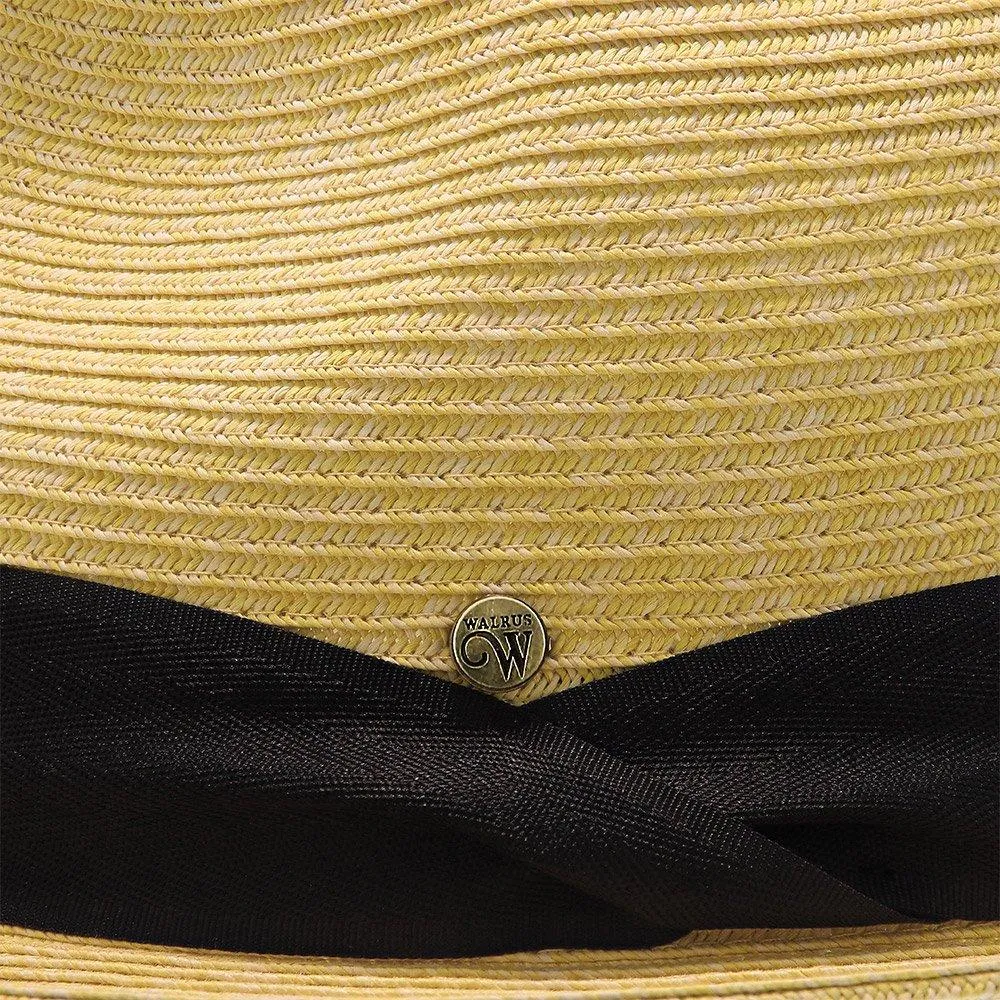 Peninsula - Walrus Hats Straw Fedora Hat w/ Band