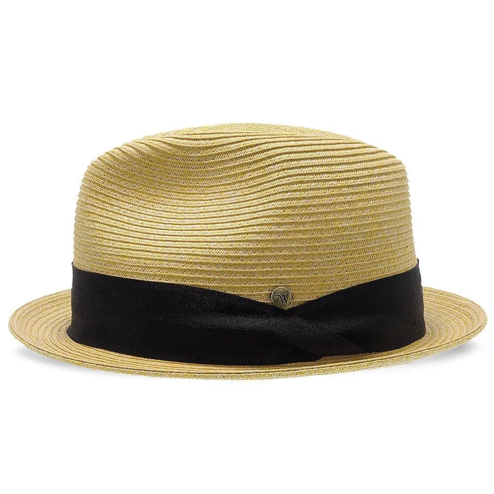 Peninsula - Walrus Hats Straw Fedora Hat w/ Band