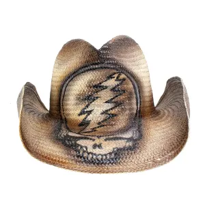 Peter Grimm Grateful Dead SYF Nothing But A Good Time (Brown) - Straw Cowboy Hat