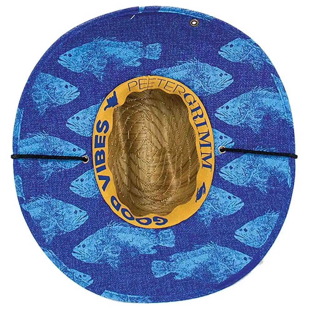 Peter Grimm Sea School - Rye Straw Lifeguard Hat