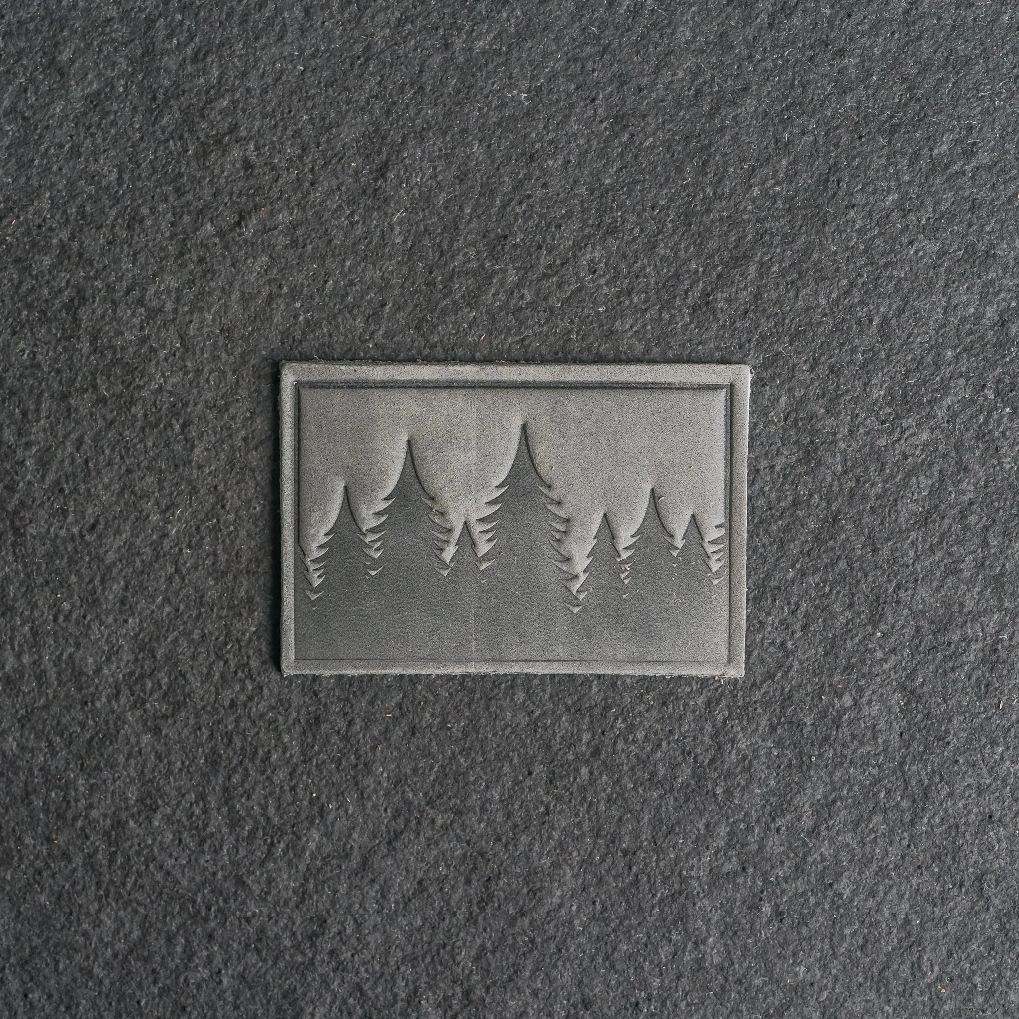 Pine Tree Ridgeline Leather Patches with optional Velcro added