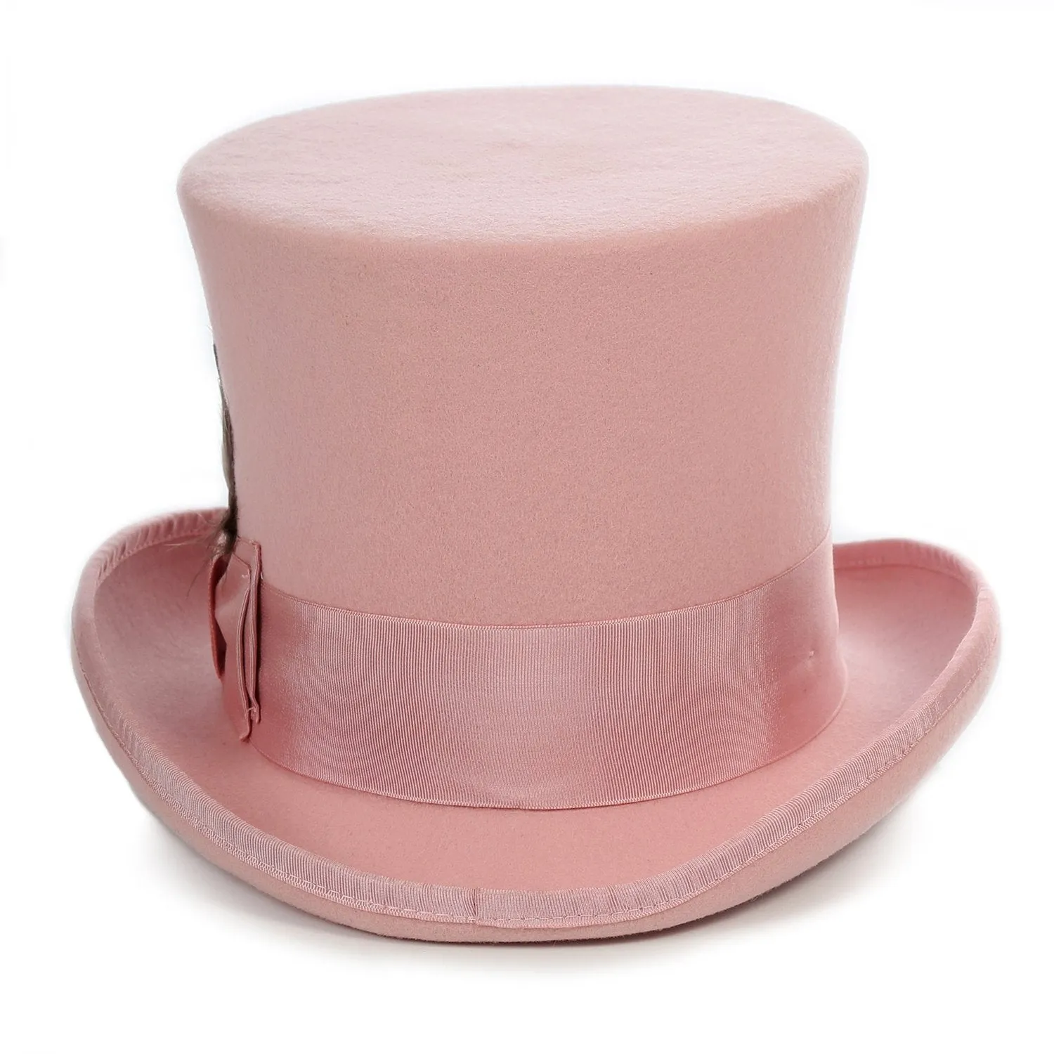 Premium Wool Pink Top Hat