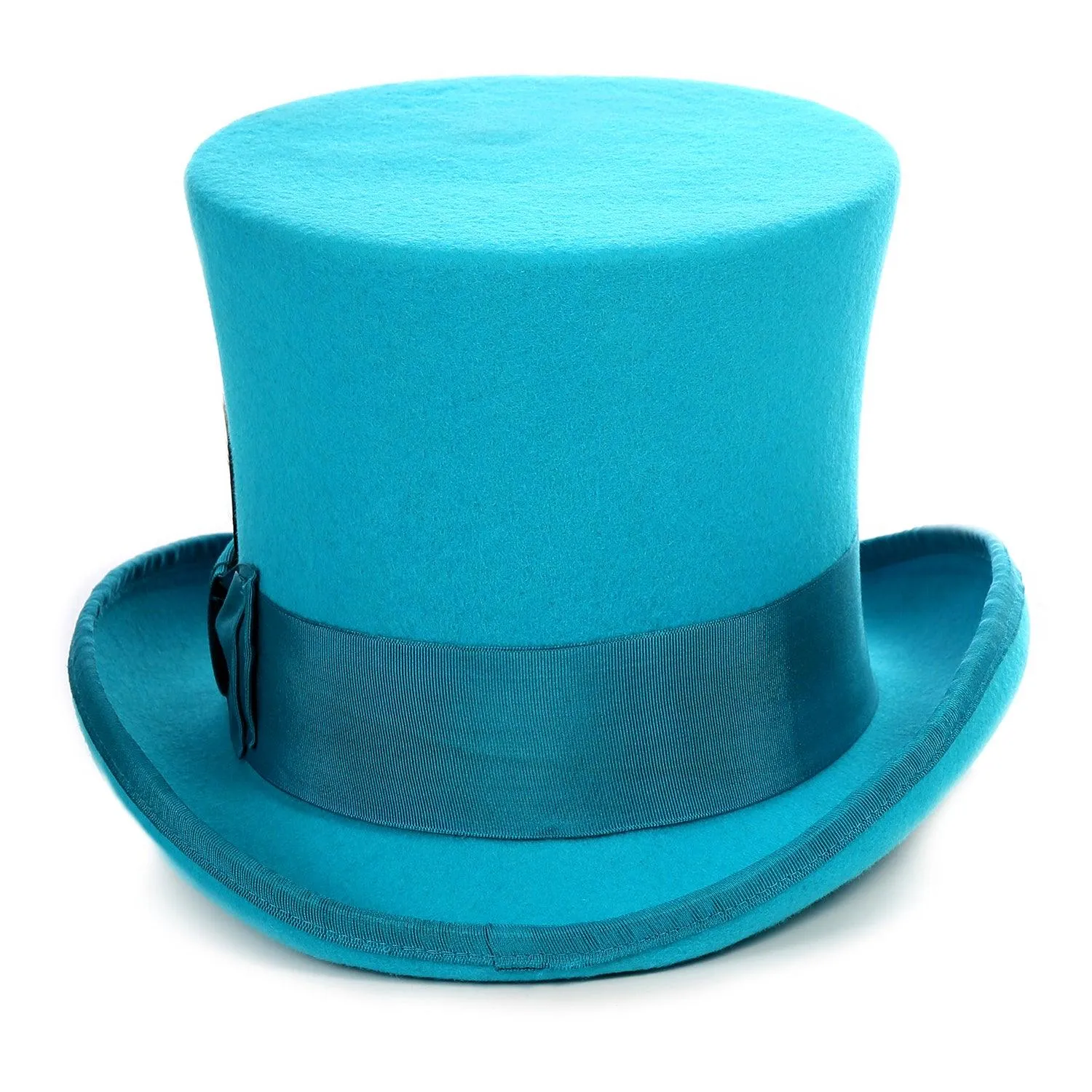 Premium Wool Turquoise Top Hat