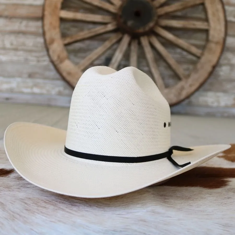 Resistol 10X Long Cattleman Straw Cowboy Hat