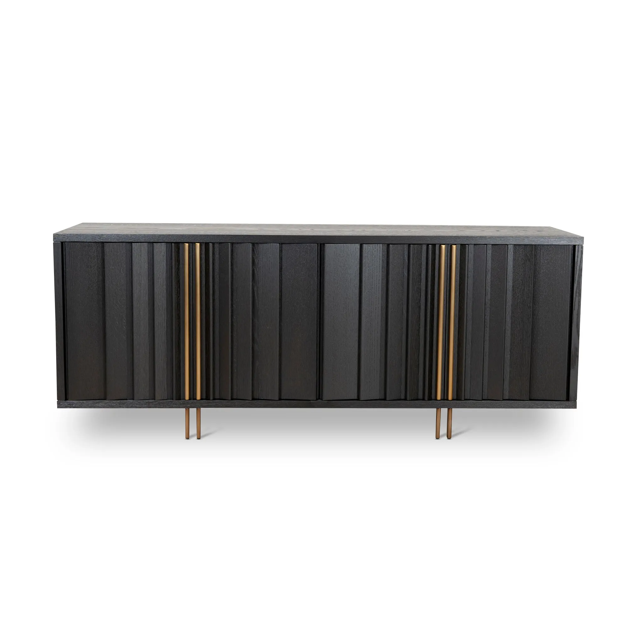 Roshan 2m Buffet Unit - Textured Espresso Black