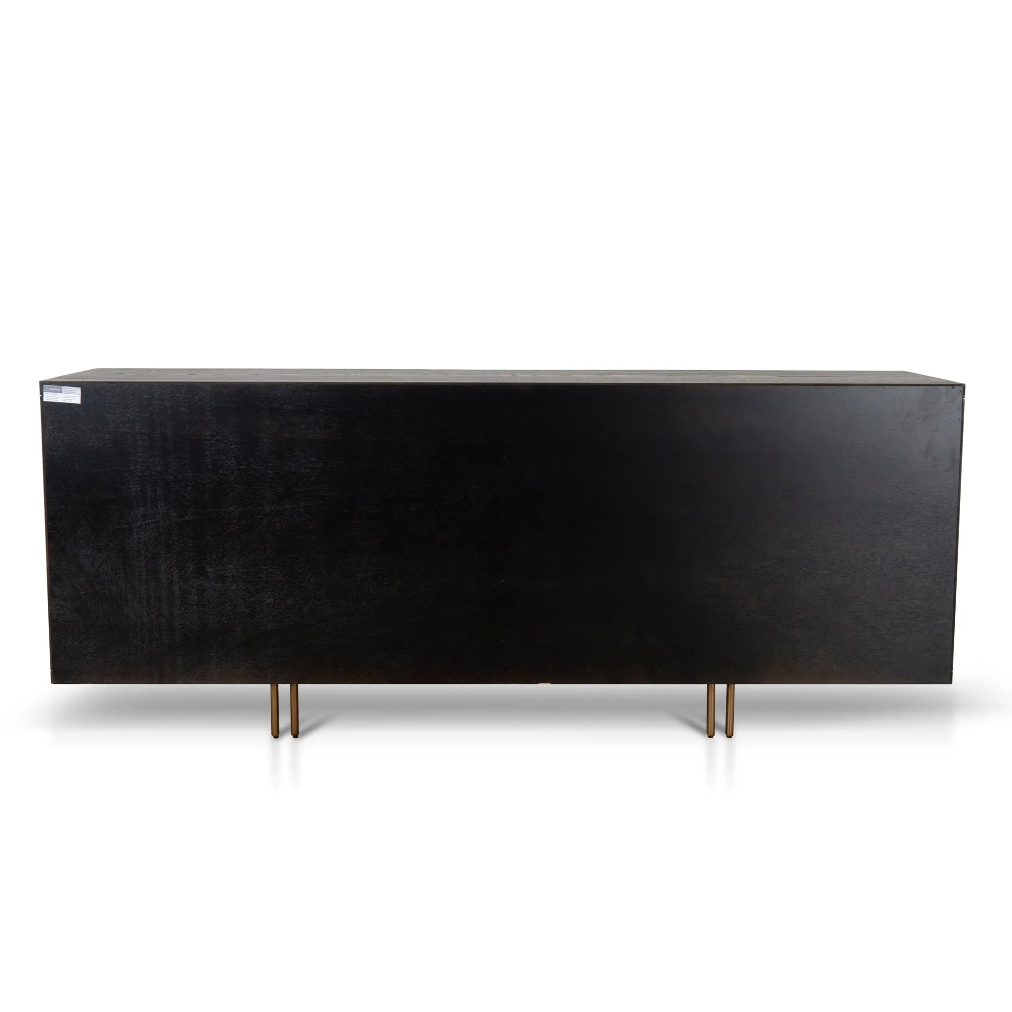 Roshan 2m Buffet Unit - Textured Espresso Black