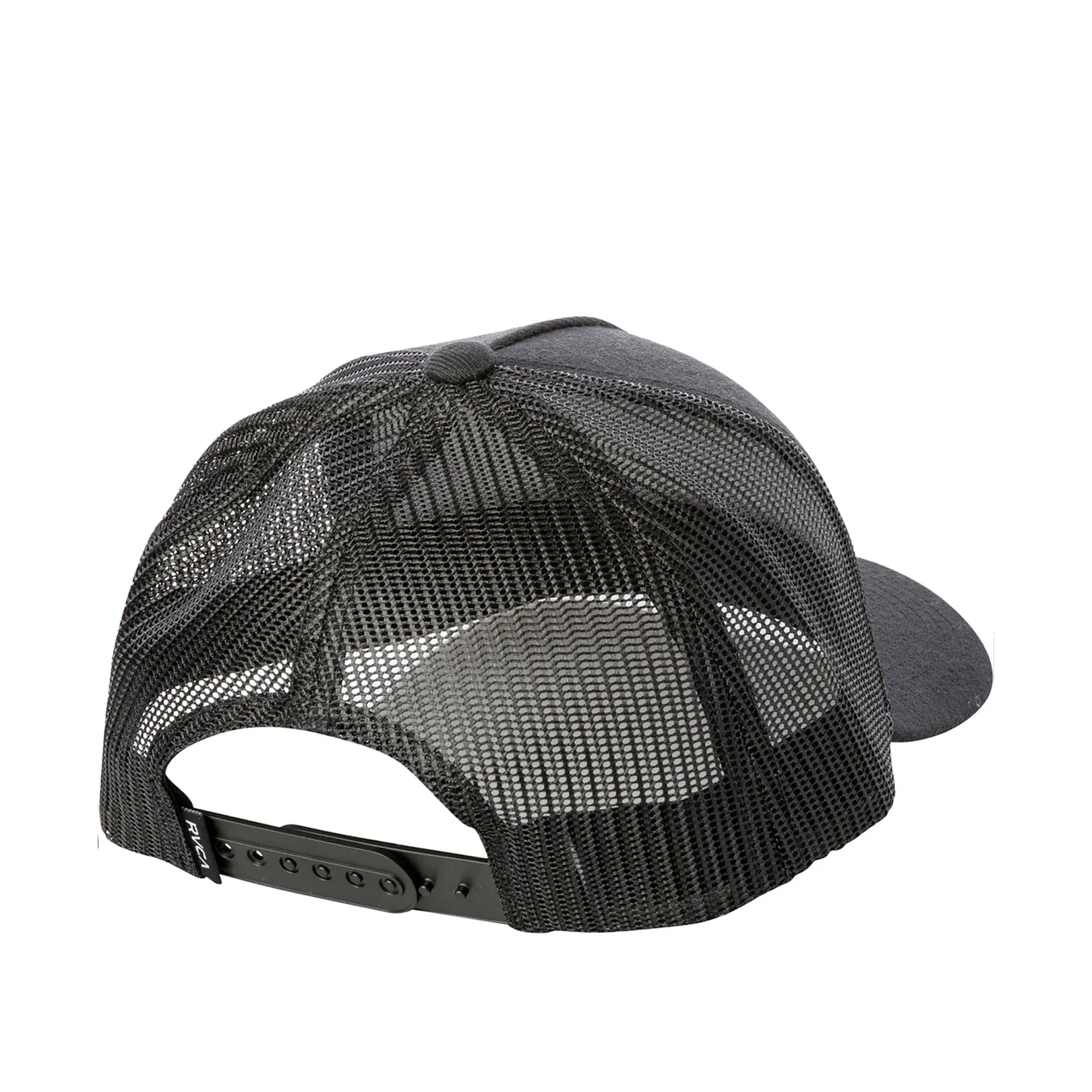 RVCA All The Way Curved Brim Trucker Hat Black