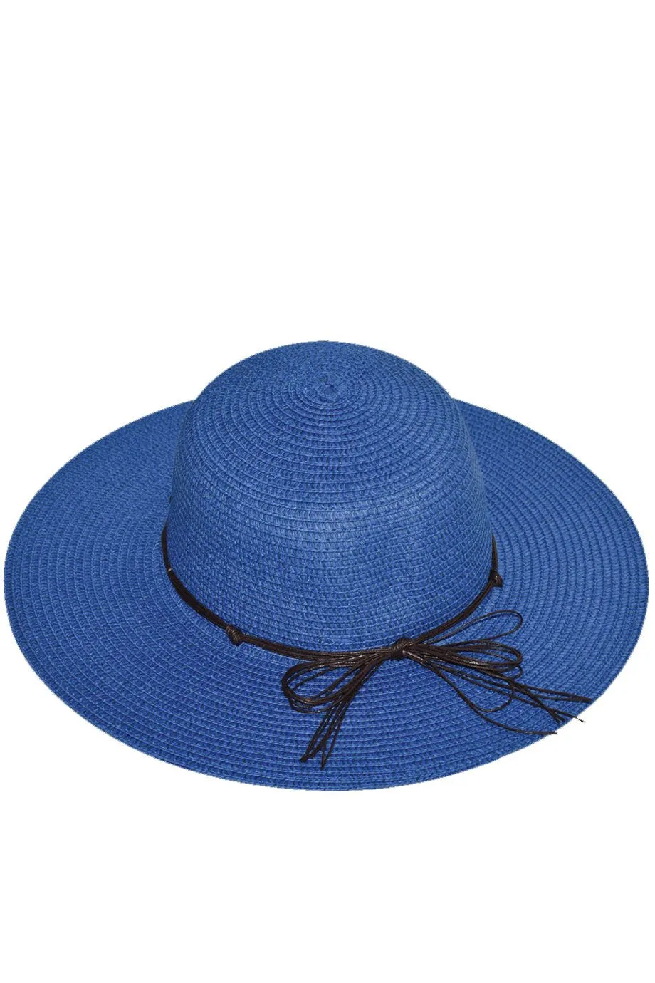 Sazety Blue Straw Beach Hat