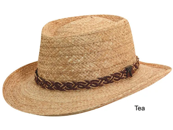 Scala Organic Raffia Gambler Hat