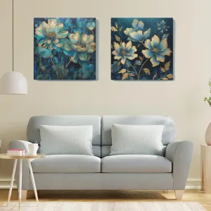 SCPmarts Wall Paintings for Home Decoration | Abstract Canvas Painting | Canvas Painting for Wall Decoration | Paintings for Bedroom | Wall Art for Living Room (Flower 6, 12 Inch x 12 Inch)