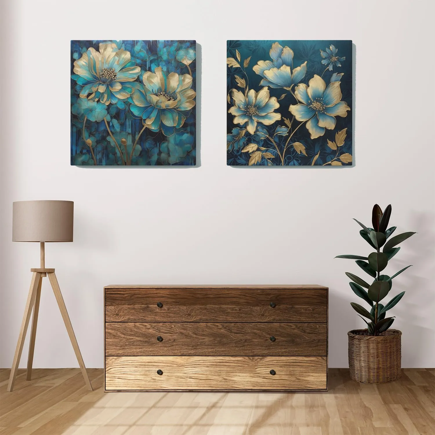 SCPmarts Wall Paintings for Home Decoration | Abstract Canvas Painting | Canvas Painting for Wall Decoration | Paintings for Bedroom | Wall Art for Living Room (Flower 6, 12 Inch x 12 Inch)