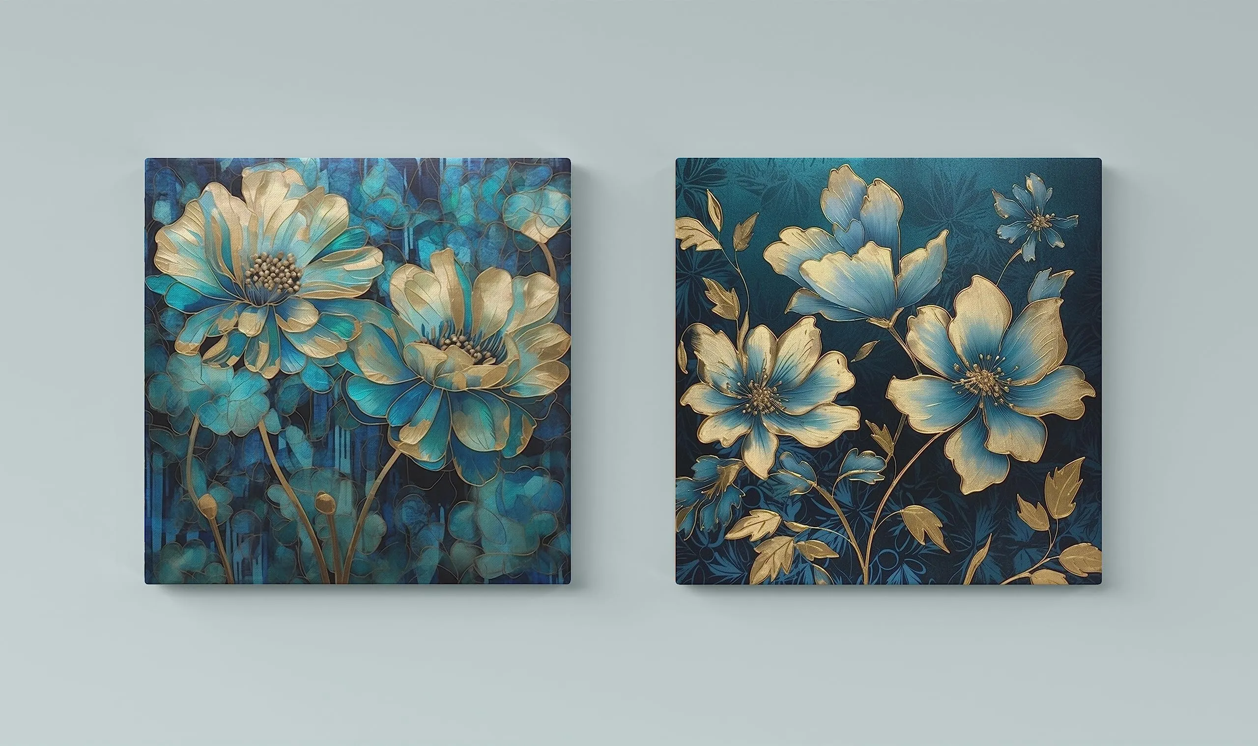 SCPmarts Wall Paintings for Home Decoration | Abstract Canvas Painting | Canvas Painting for Wall Decoration | Paintings for Bedroom | Wall Art for Living Room (Flower 6, 12 Inch x 12 Inch)