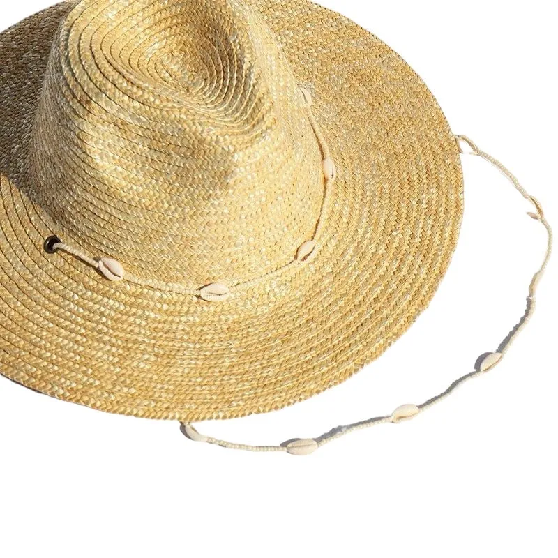 Seashells Fedora Straw Hat