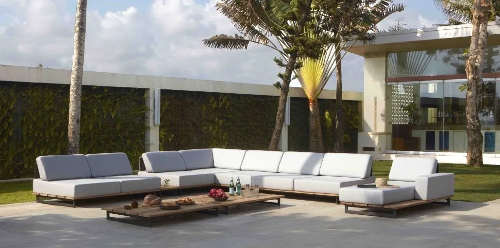 Skyline Design Ona Modular Low Seating Outdoor chaise lounge Right