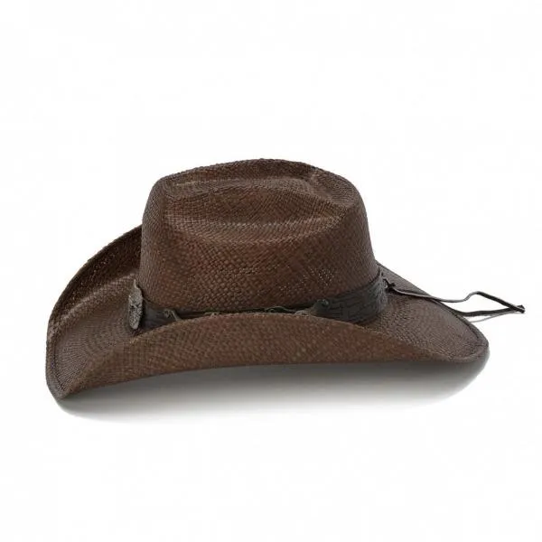 Stampede Brown Western Hat - Sunrise Hope Texas Longhorn