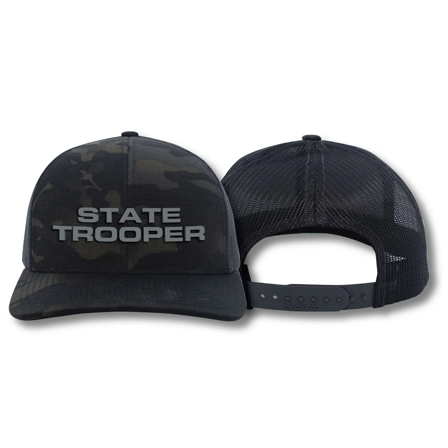 [STATE TROOPER] Adjustable Mesh Back Cap