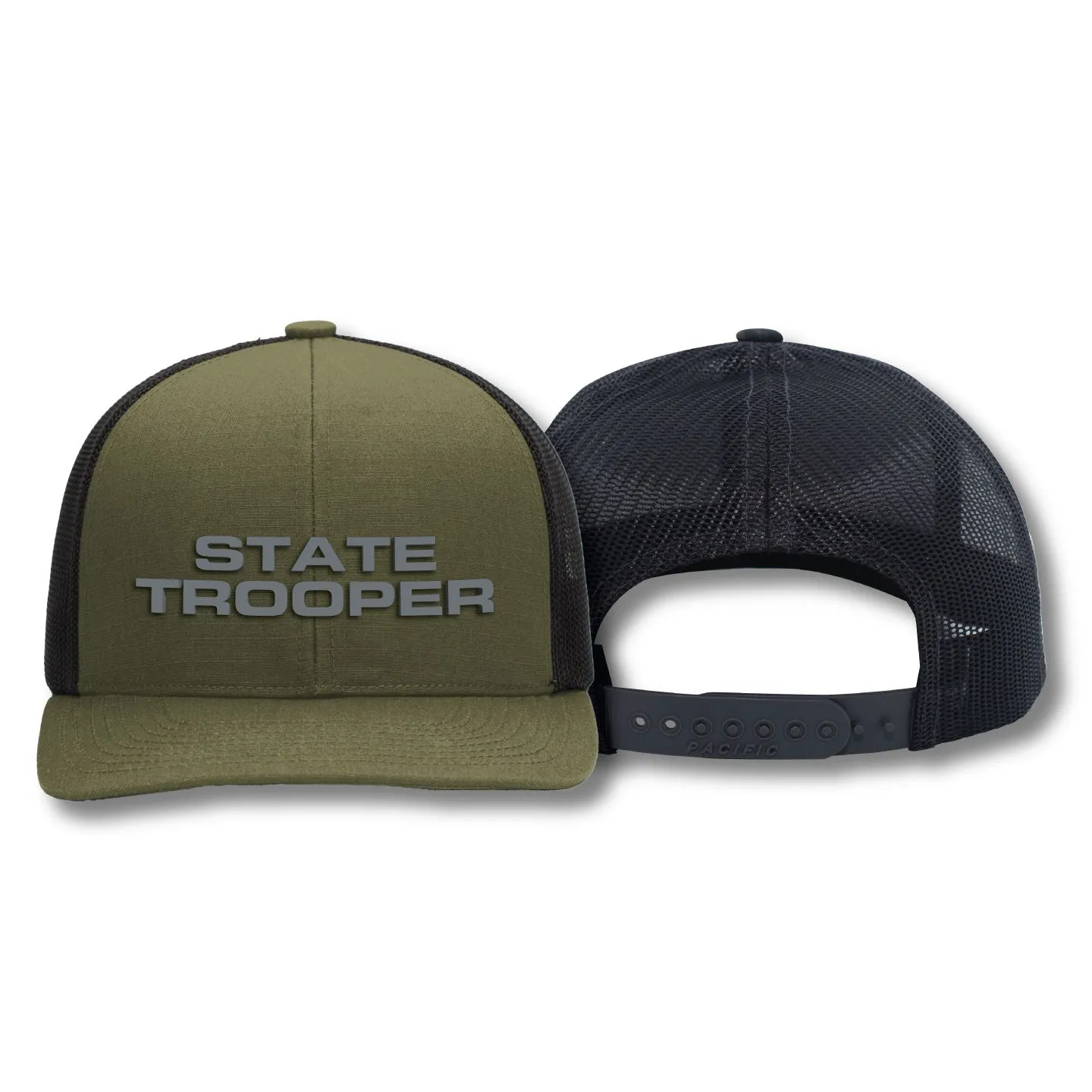 [STATE TROOPER] Adjustable Mesh Back Cap