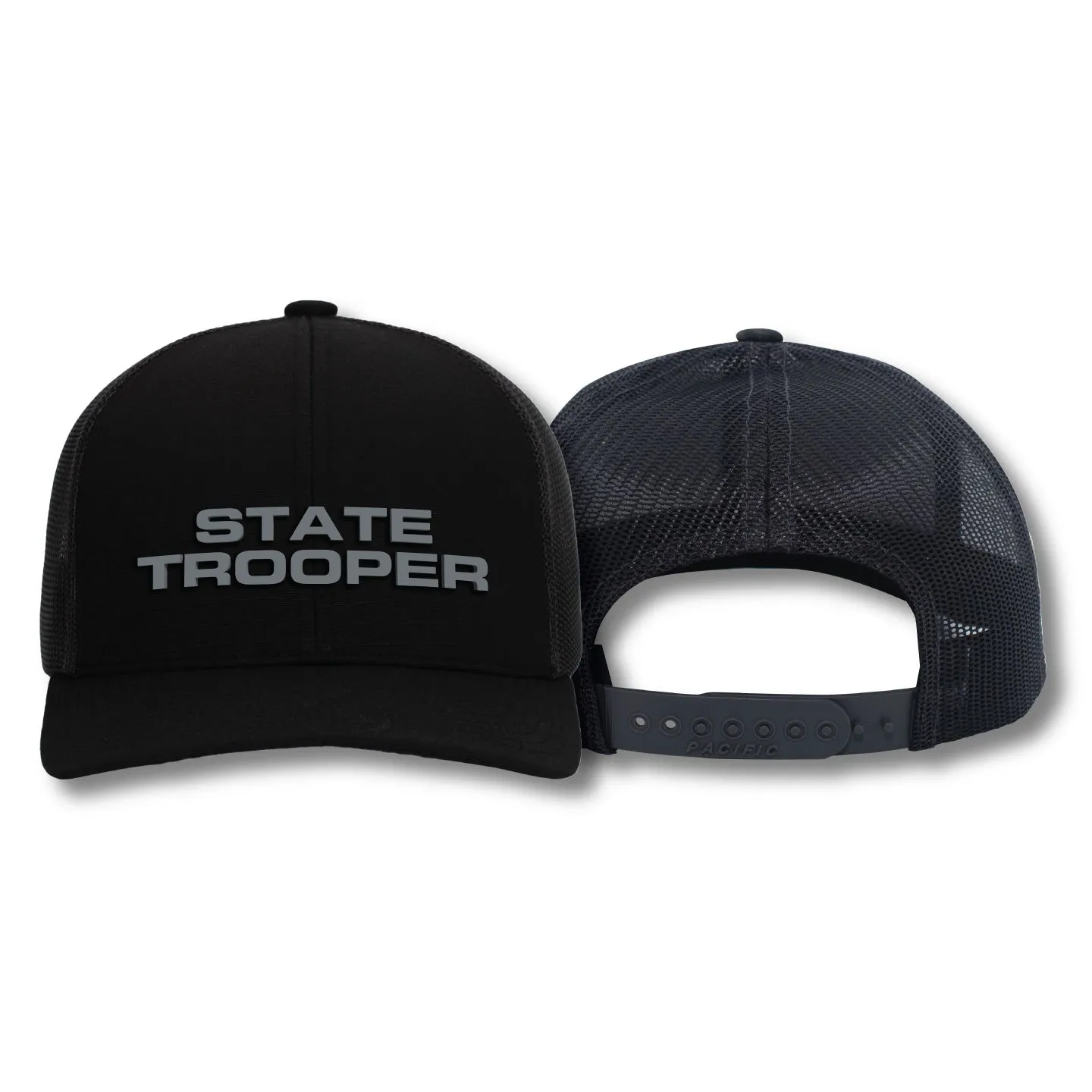 [STATE TROOPER] Adjustable Mesh Back Cap