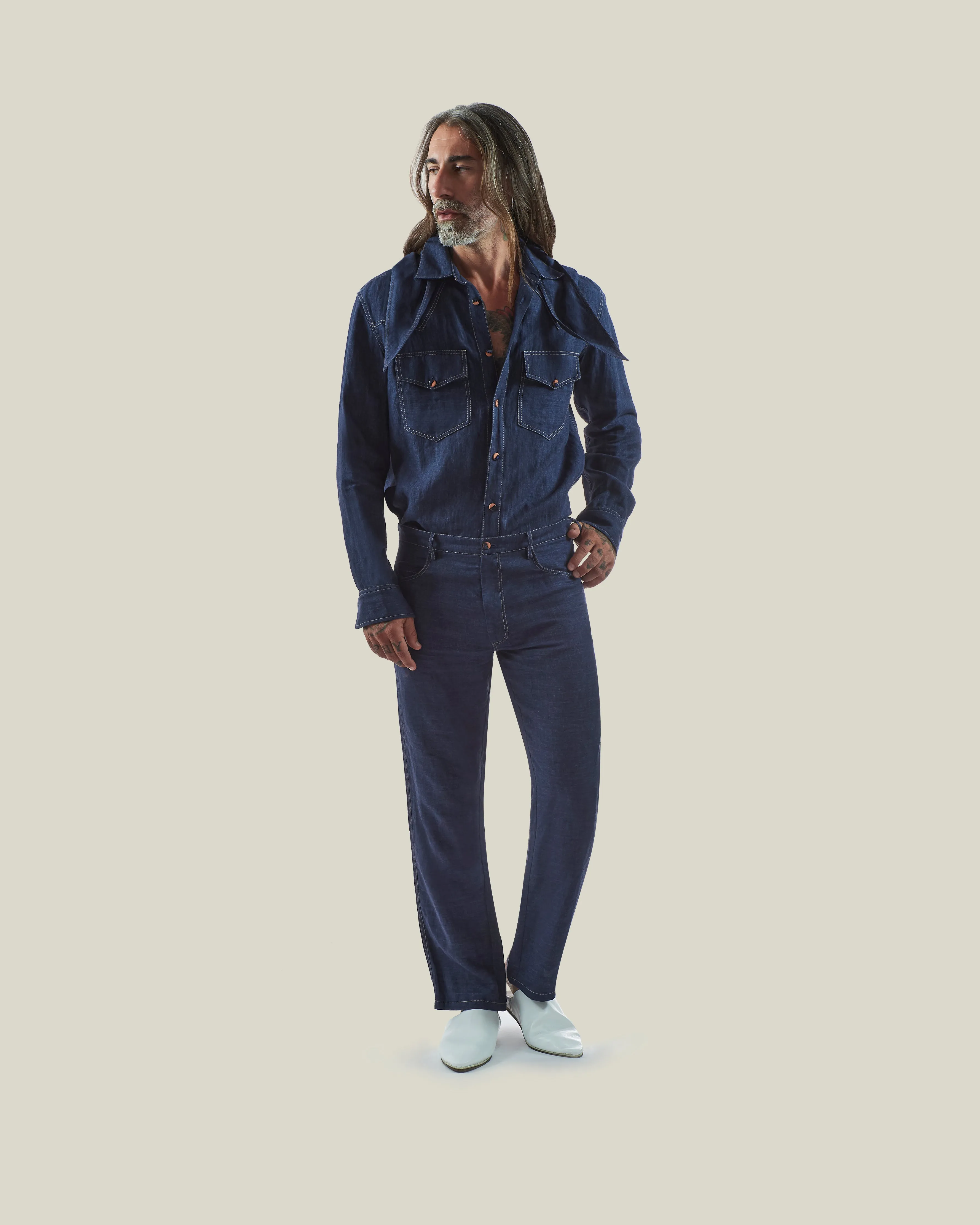 Steve Pants in Indigo