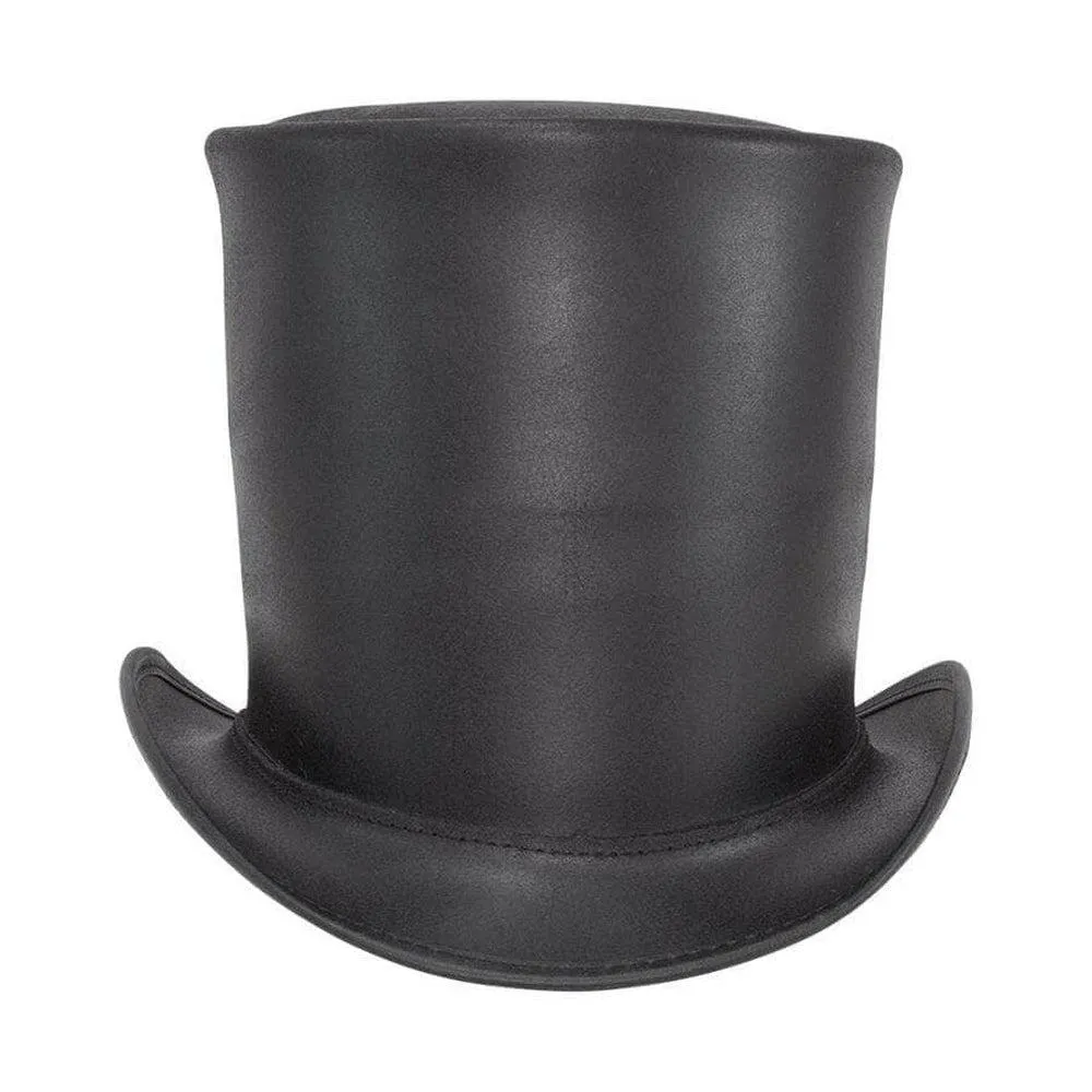 Stovepiper | Womens Leather Stovepipe Top Hat