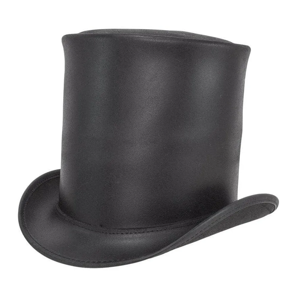 Stovepiper | Womens Leather Stovepipe Top Hat