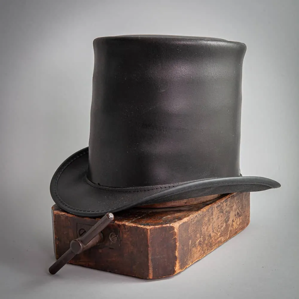 Stovepiper | Womens Leather Stovepipe Top Hat