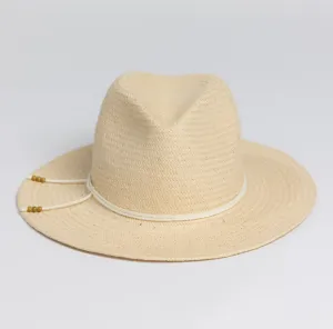 The Classic Travel Packable Hat in Natural White