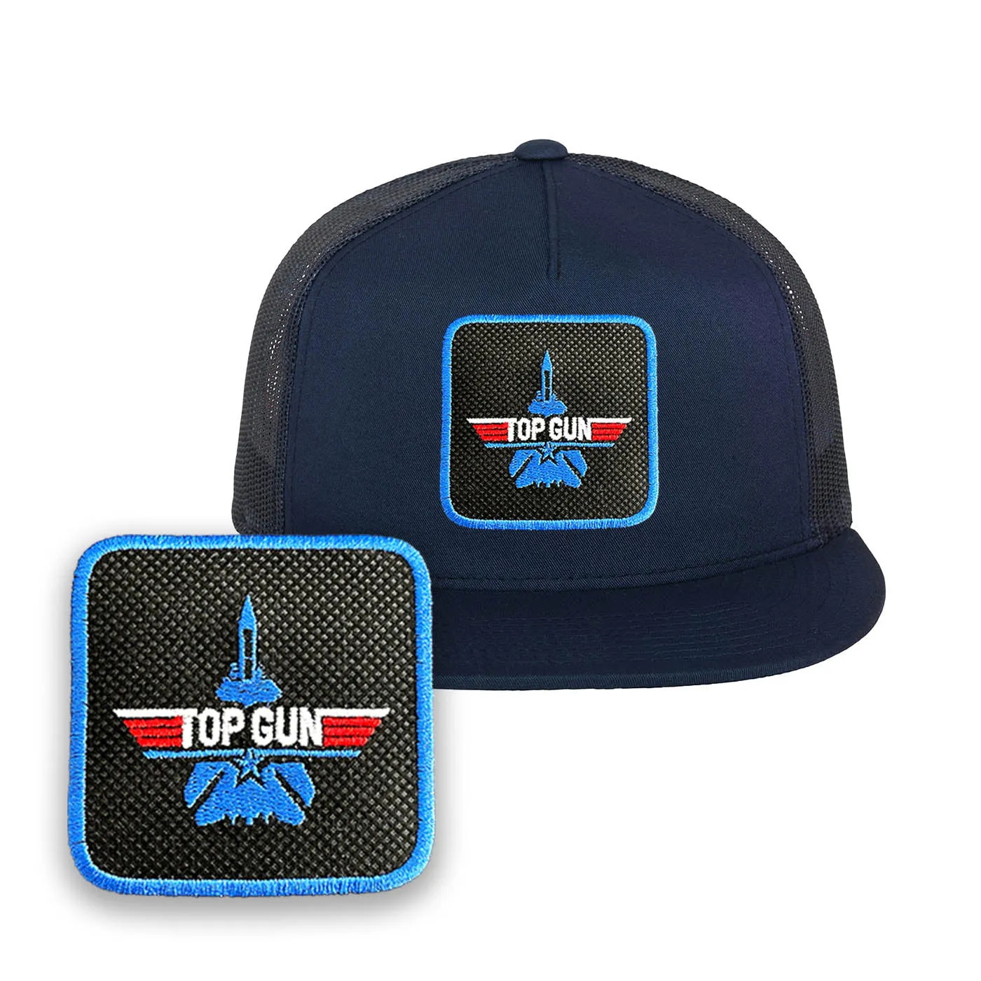 Top Gun Cap Embroidered Baseball Hat by Forge Bros