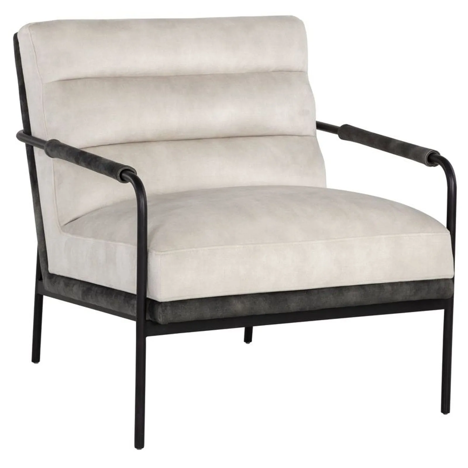 Tristen Lounge Lounge Chair, Nono Cream