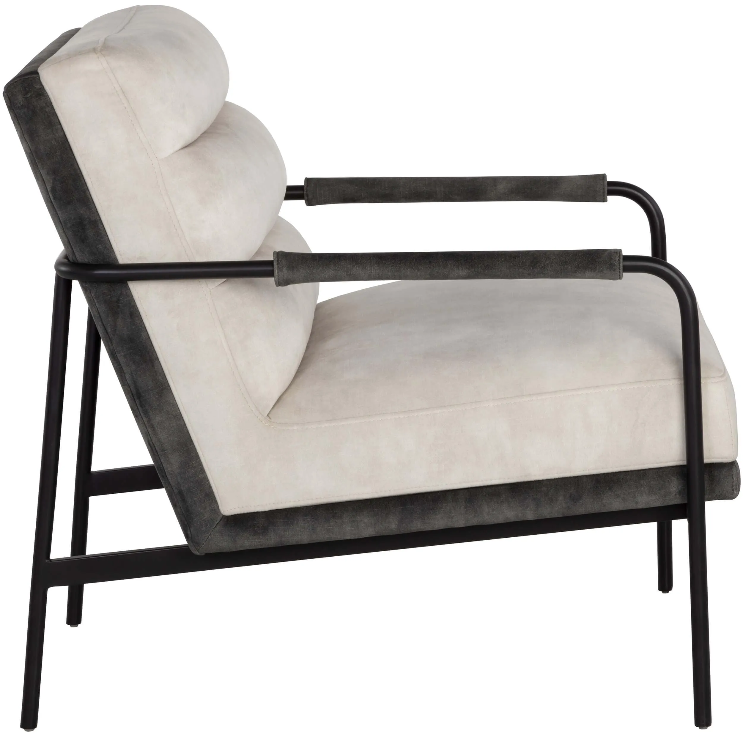 Tristen Lounge Lounge Chair, Nono Cream