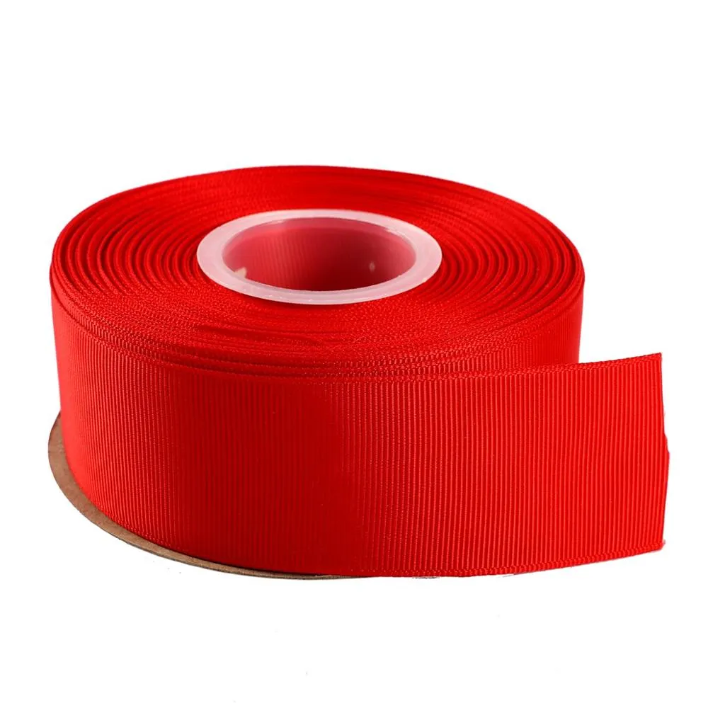 U PICK (5 yards/lot) 6/10/15/20/25/40mm 6-4cm  1-1/2" Grosgrain Ribbon Wholesale gift wrap Christmas decoration ribbons