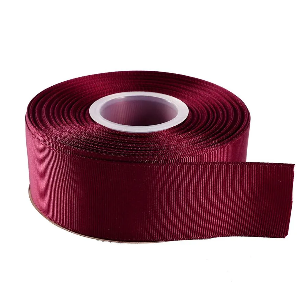 U PICK (5 yards/lot) 6/10/15/20/25/40mm 6-4cm  1-1/2" Grosgrain Ribbon Wholesale gift wrap Christmas decoration ribbons