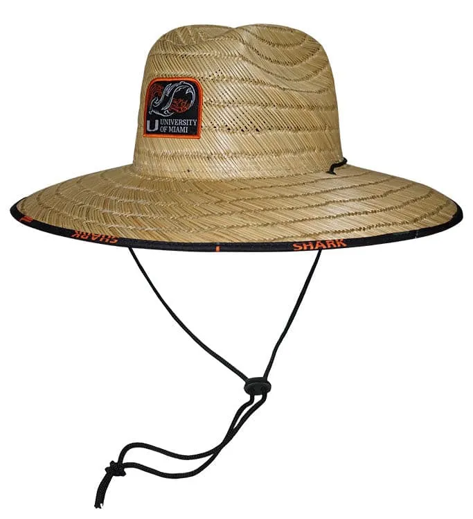 University of Miami Shark Research Straw Hat